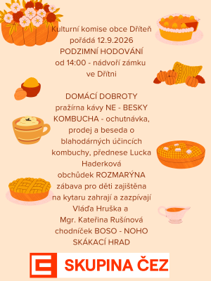 podzimní slavnost na zámeckém nádvoří